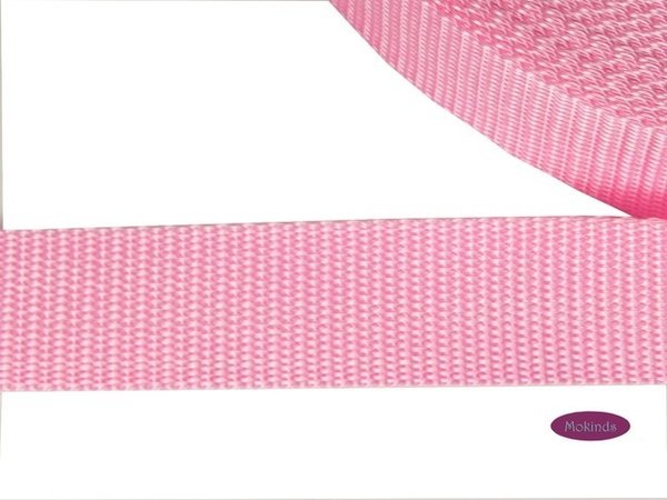 Gurtband 30 mm rosa