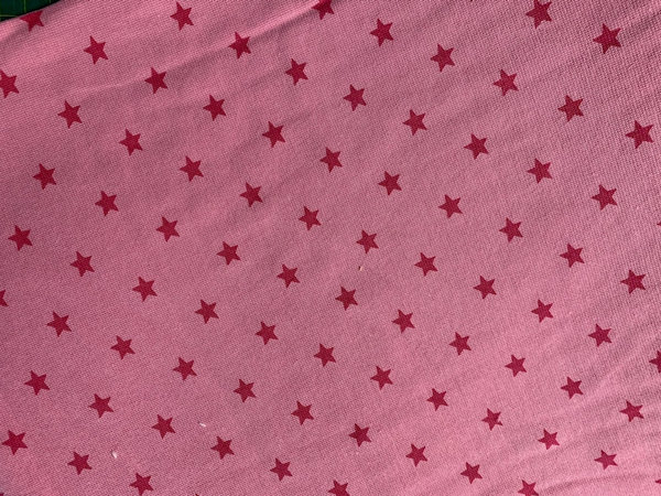 Bündchen rosa mit Sternen pink